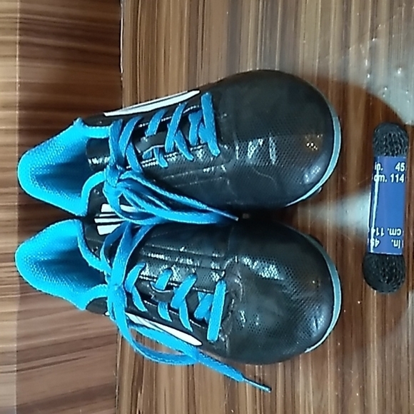 Adidas black blue cleats male 5 - Picture 2 of 6